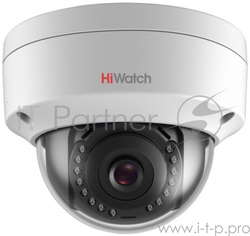 Видеокамера IP Hikvision HiWatch DS-I202 6-6мм цветная корп.:белый
