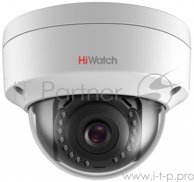 Видеокамера IP Hikvision HiWatch DS-I252 4-4мм цветная корп.:белый
