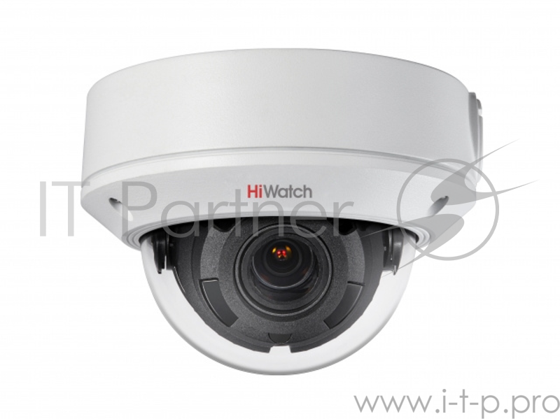 Видеокамера IP Hikvision HiWatch DS-I458 2.8-12мм цветная корп.:белый