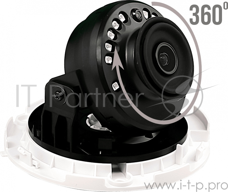 Камера видеонаблюдения ActiveCam AC-H2D1 2.8-2.8мм HD TVI цветная корп.:белый