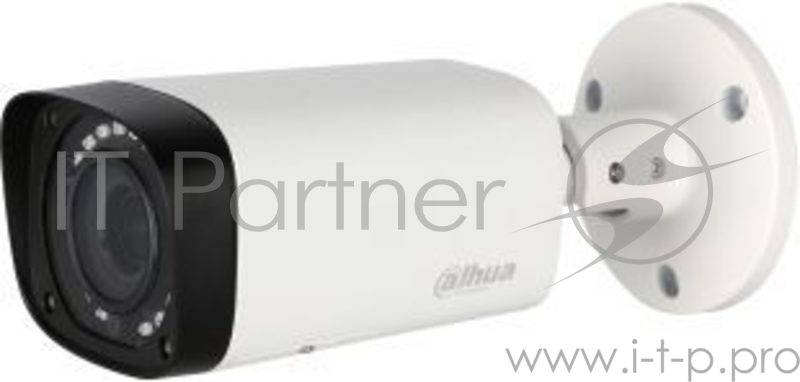 Камера видеонаблюдения HDCVI (HDTVI, AHD, PAL 960H) цилиндрическая, 1/2.7” 2Мп CMOS, вариофокальный объектив 2.7-12мм Fixed Iris, 0.02/0лк ИК (F1.4) DWDR ИК 30м, Audio -/-, Alarm -/-, DC12V -40C~+60C, IP67 Камера HDCVI (HDTVI, AHD, PAL 960H) цилиндри