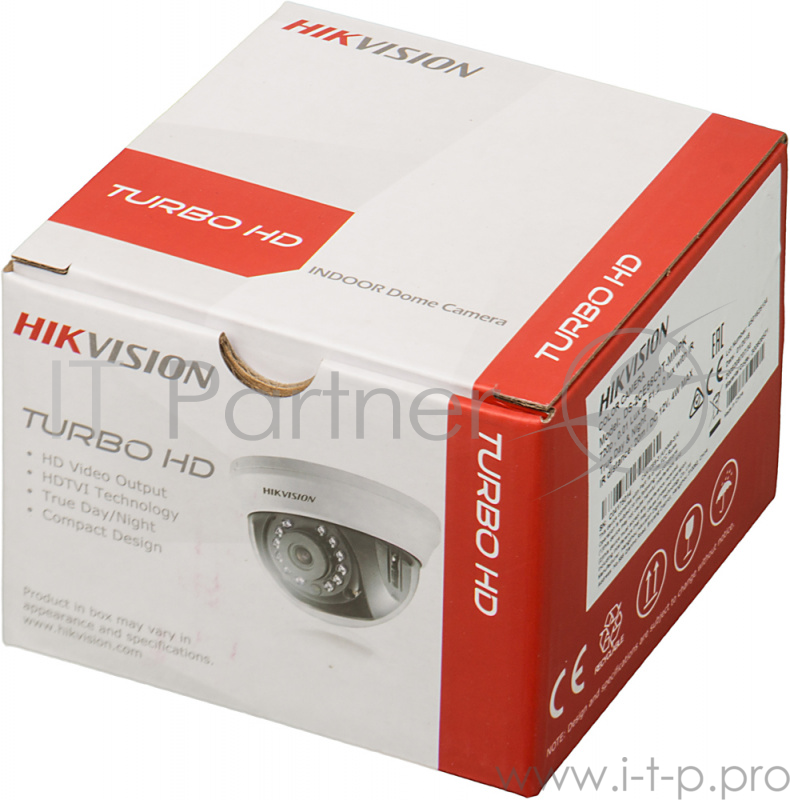 Камера видеонаблюдения Hikvision DS-2CE56C0T-MMPK 2.8-2.8мм HD TVI цветная