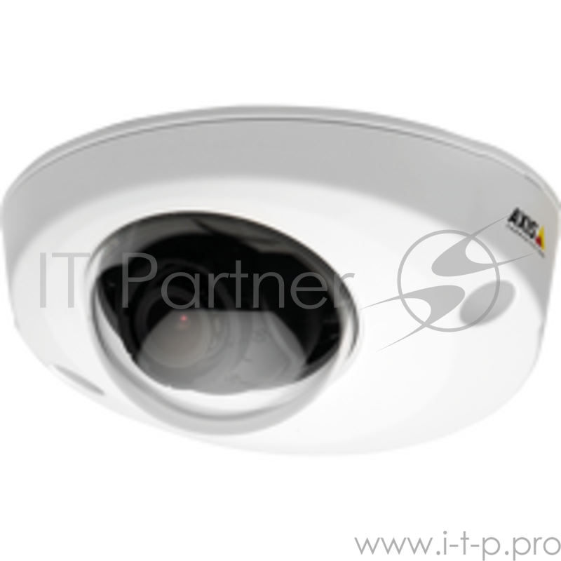 Камера видеонаблюдения AXIS AXIS P3915-R Mk II 1080p fixed dome onboard camera with male RJ-45 network connector, and support for audio and I/O.