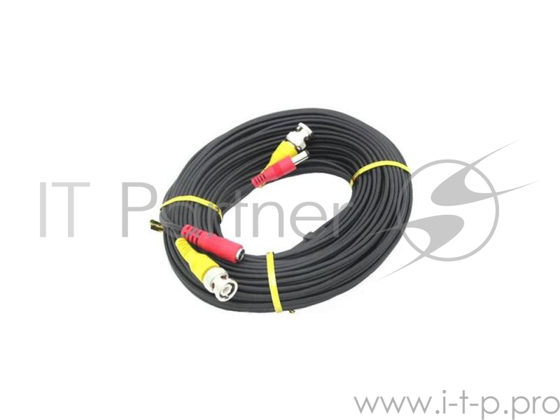 Кабель BNC+DC Falcon Eye BNC (f) DC (m)/BNC (f) DC (f) 18м черный