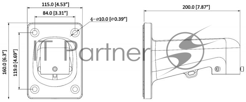 Кронштейн Dahua DH-PFB305W