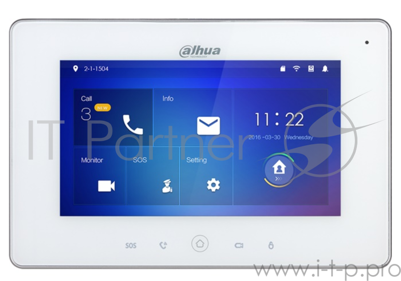 Видеодомофон Dahua DHI-VTH5221DW