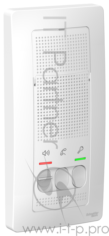 Устройство переговорное SCHNEIDER ELECTRIC BLNDA000011 домофон blanca настен. монтаж 4.5В бел.