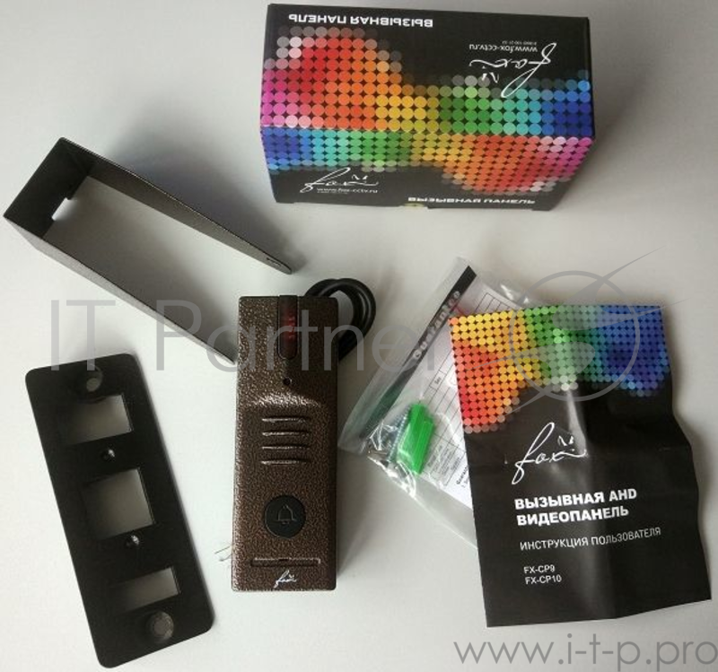 Видеопанель FX-CP10 цвет панели: бронзовый