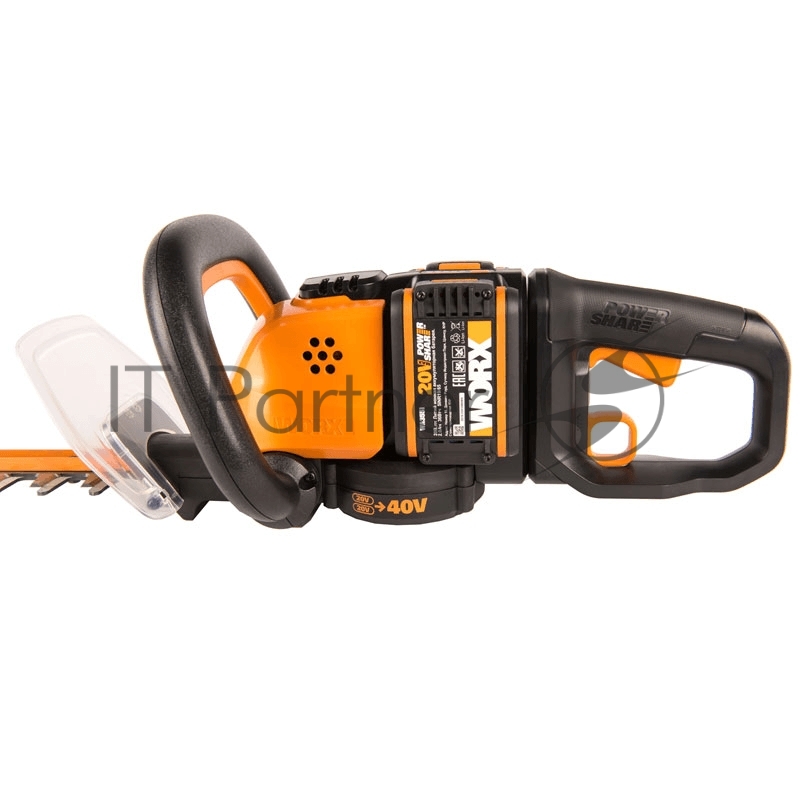 Кусторез аккумуляторный WORX WG284E.9 40В, 60 см,без АКБ и ЗУ