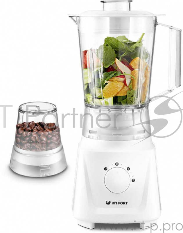 Блендер стационарный Kitfort КТ-1356-3 600Вт белый