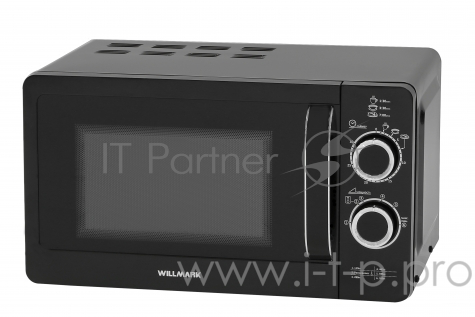 Микроволновая печь WILLMARK WMO-232MH (20л, 700Вт, механ. ПУ, ручка д/отк. двери, черная)
