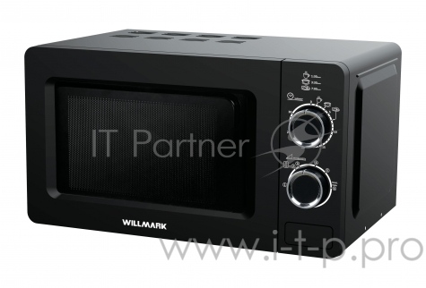 Микроволновая печь WILLMARK WMO-288MBB (20л, 700Вт,механич.ПУ, кнопка д/открыв. дверцы,лампа, черн)