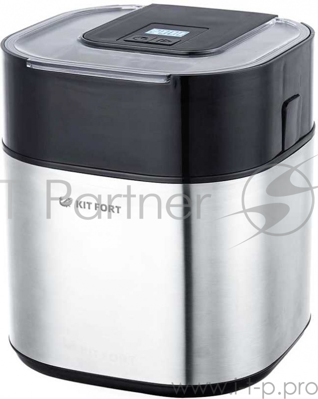 Мороженица Kitfort КТ-1805 9.5Вт 1500мл. серебристый/черный