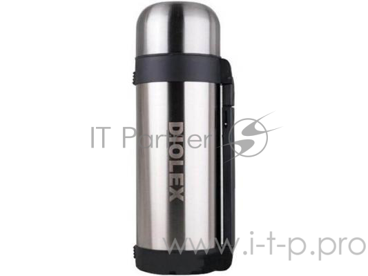 Термос Diolex DXН-1200-1, универсальный 1200 мл., ремешок в комплекте, нержавеющая сталь