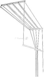Сушилка для белья Dogrular СП 1505 потолочная, раб.длина 1.5м сталь/пластик (уп-ка 4шт)