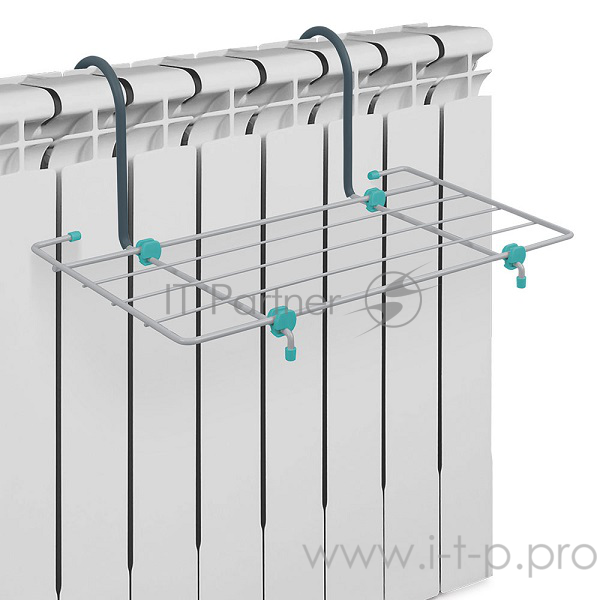 Сушилка для белья НИКА СБ5-65 на батарею,серебрянный