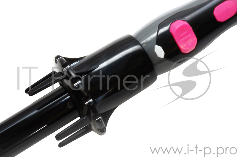 Щипцы Starwind SHE6600 50Вт макс.темп.:210С покрытие:керамическое черный/розовый