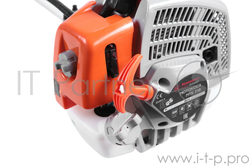 Триммер Мотокоса Hammer Flex MTK31B 277344 { 1.6лс, 34см3, ширина реза фрезы 23см, триммерной головкой 43см, ремень}