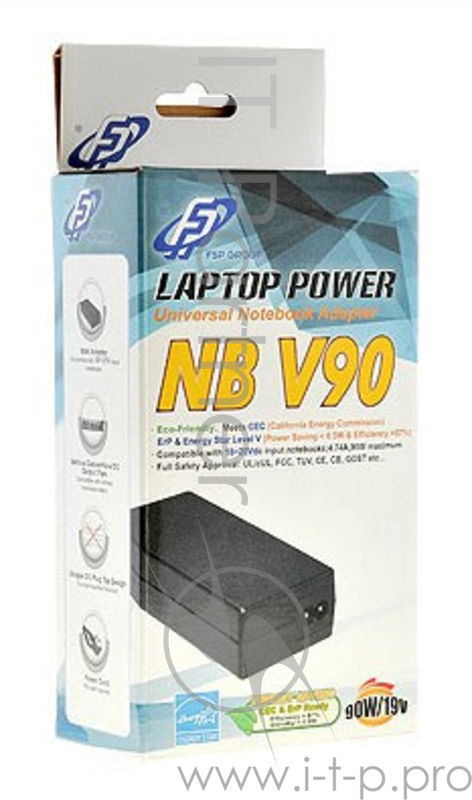 Блок питания FSP NB V90 автоматический 90W 18V-20V 8-connectors 4.74A от бытовой электросети