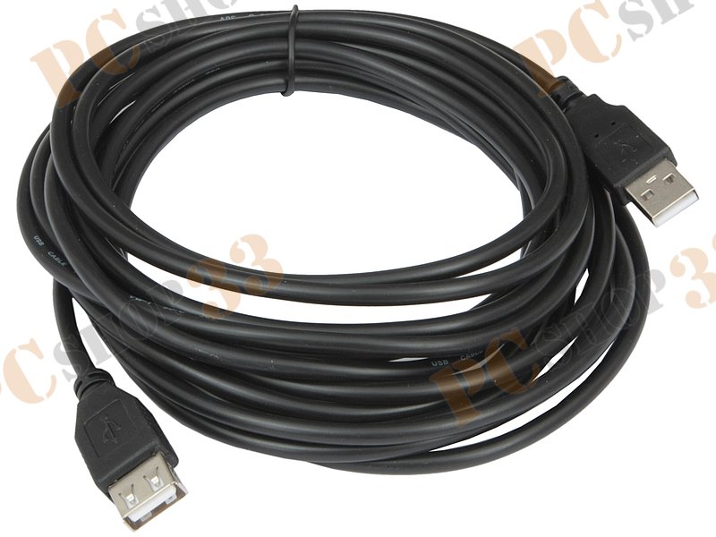 Удлинитель USB1.1 Flextron CU2-AFAM-CCS-Ni-5.0-01-P1 (5.0м)
