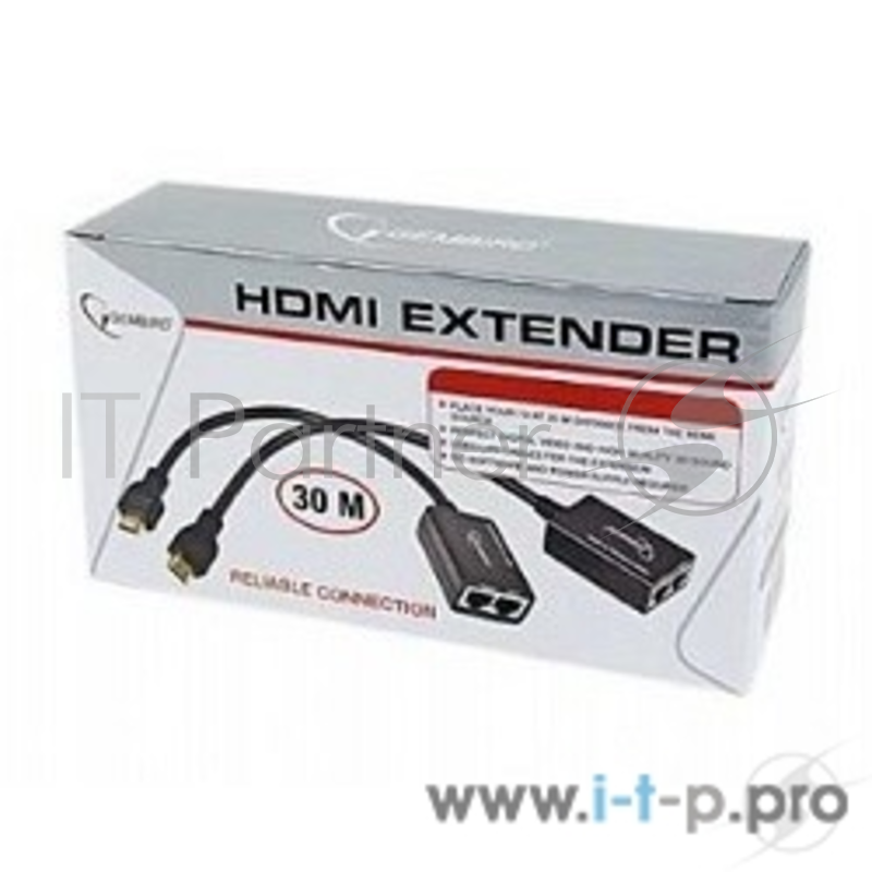 Кабель Удлинитель HDMI по витой паре Gembird , HD19Mx2/RJ45Fx2 DEX-HDMI-01