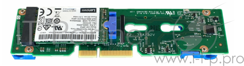 Элемент корпуса Lenovo ThinkSystem SR650/SR550/SR590 Micron5100 480G M.2 Airduct Upgrade Kit