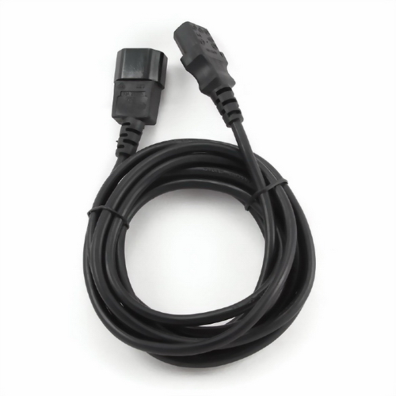 Кабель Кабель питания сист.блок-монитор Gembird 1.8м, VDE(0.75мм), черный, с зазем., пакет PC-189-VDE