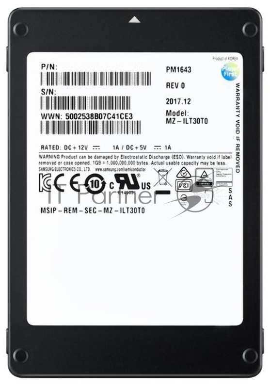 Накопитель SSD Samsung Enterprise SSD, 2.5