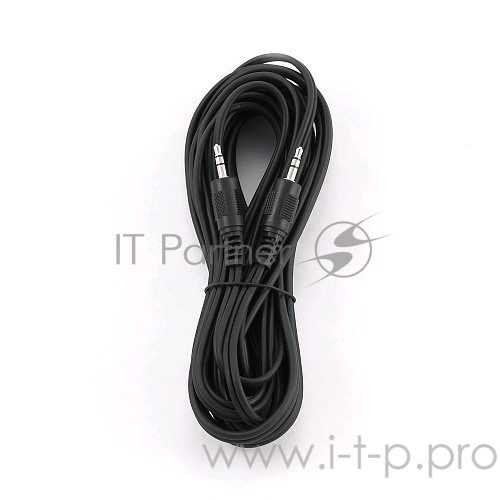 Кабель Кабель аудио Gembird, джек3.5 / джек3.5, 5.0м CCA-404-5M