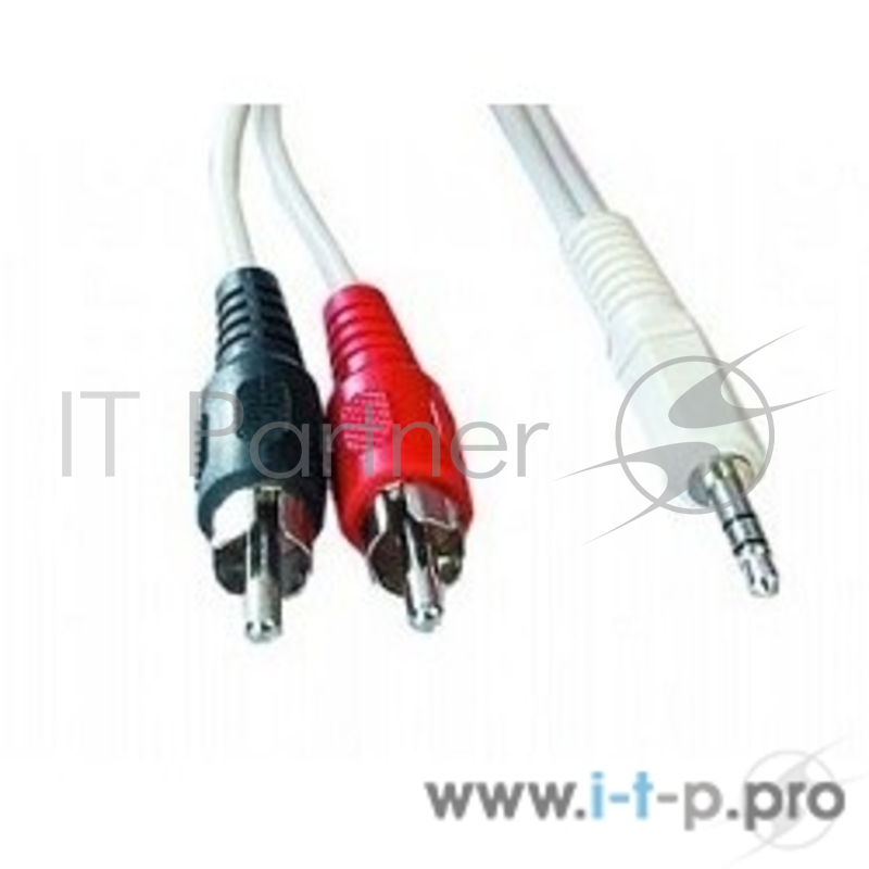 Кабель Кабель аудио Gembird, джек3.5 / 2xRCA, 5.0м CCA-458-5M