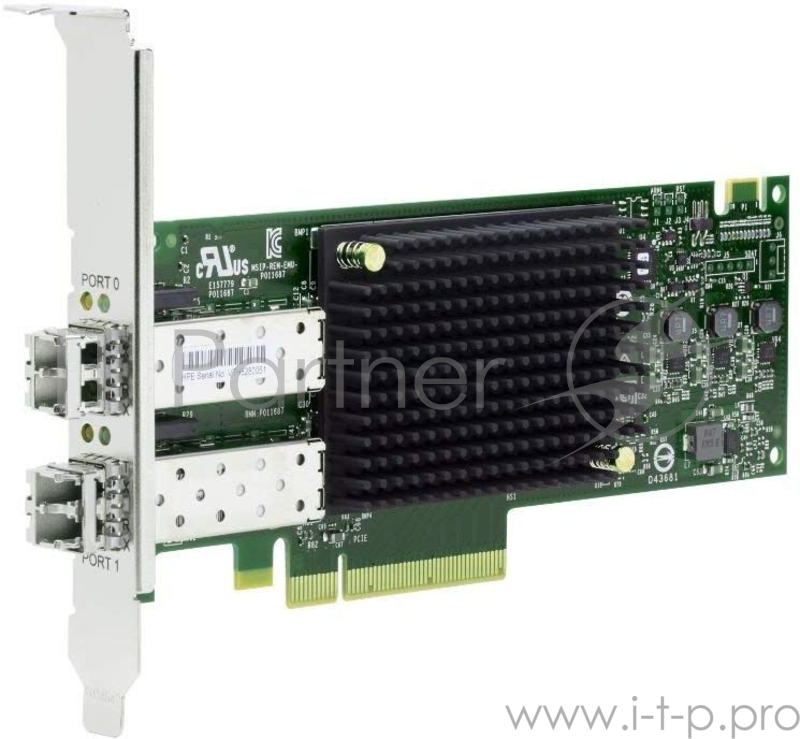 Адаптер HPE SN1200E 16Gb 2P FC HBA (Q0L14A)