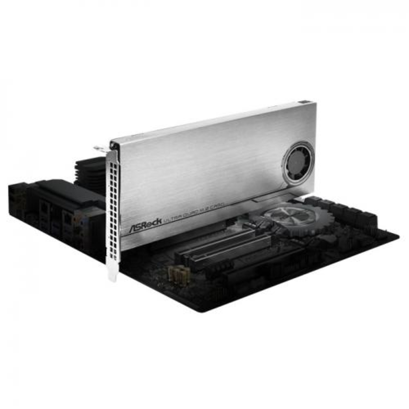 Контроллер ULTRA QUAD M.2 CARD, PCI Express 3.0x16 x 4 x Ultra M.2 NVMe RAID massive RTL {20}