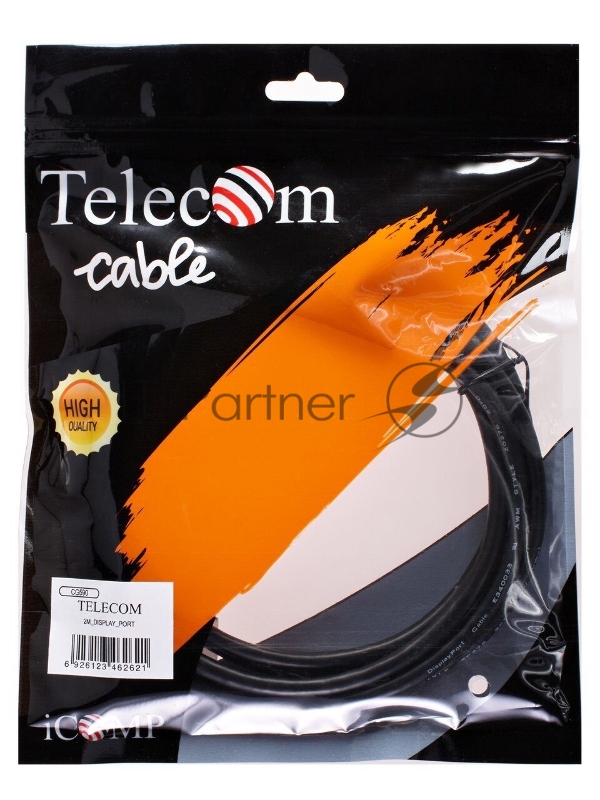 Кабель Telecom Кабель соединительный DISPLAY PORT 2м (CG590-2M) 6926123462621