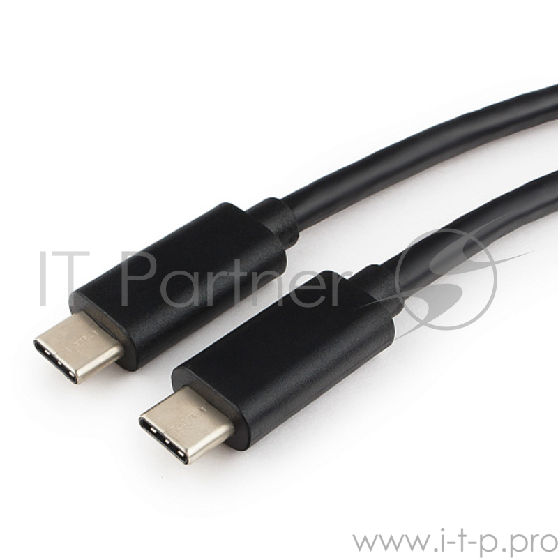 Кабель Cablexpert Кабель USB3.1 Type-C/USB3.1 Type-C, 2м, пакет (CCP-USB3.1-CMCM-2M)