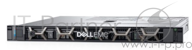 Сервер DELL PowerEdge R340 1U/ 4LFF/ 1xE-2134 (4c, 3.5 GHz, 71`W)/ 1x16GB UDIMM ECC/ H330/ 4x1 TB SATA/ 2xGE/ 1x350W/ iDRAC9 Exp/ DVDRW/ Bezel / Static Rails/ noCMA/ 3YBWNBD