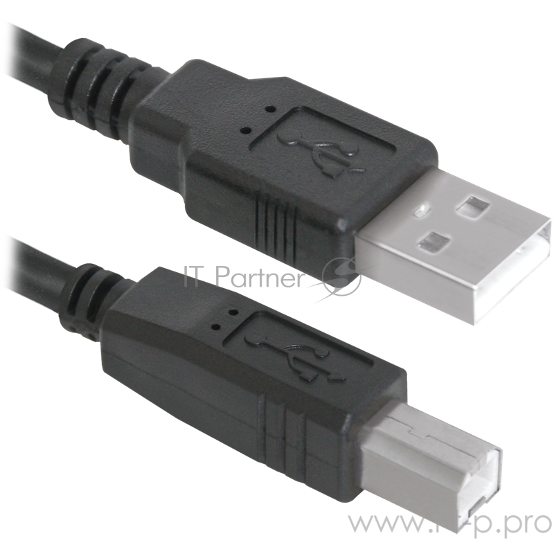Кабель Defender USB кабель USB04-17 USB2.0 AM-BM, 5.0м (83765)