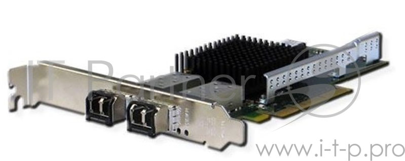 Сетевой адаптер PE310G2I71-XR Silicom 2x 10GbE SFP+ ports NIC, Intel X710 based low profile PCIE3.0 x8, no transceivers