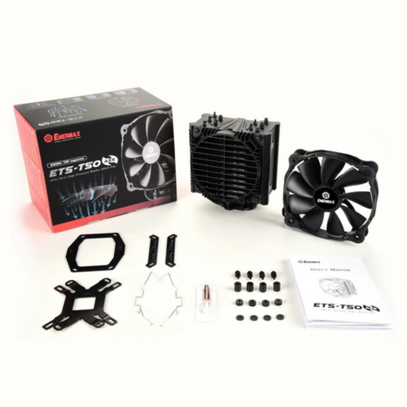 Вентилятор для процессора ETS-T50A-FSS T50 AXE Silent Edition, TDP 230W, FAN140mm, Universal. RTL {8}