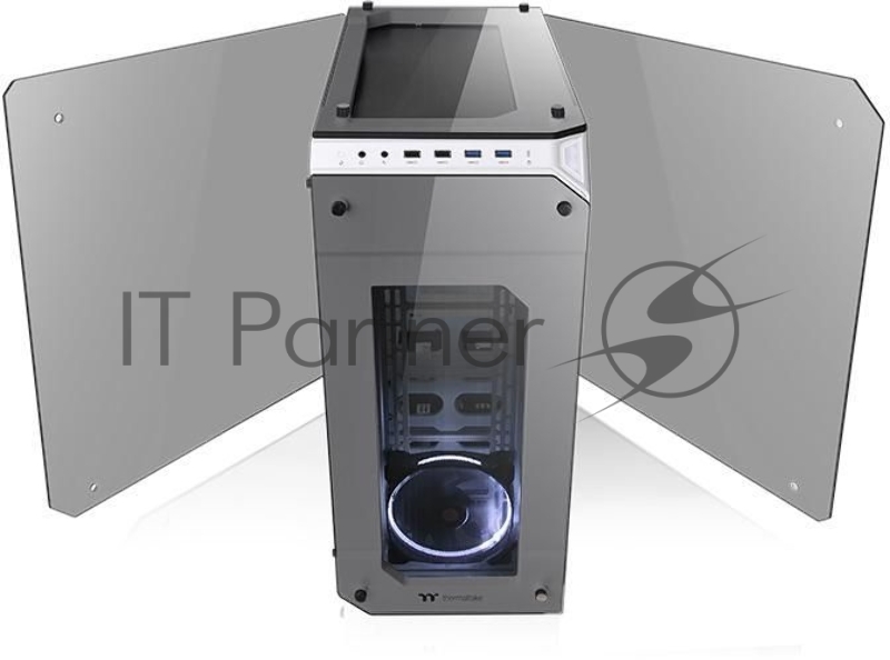 Корпус View 71 TG Snow CA-1I7-00F6WN-00 White/Win/SPCC/Tempered Glass*4/Color Box/Riing 140mm White Fan*2