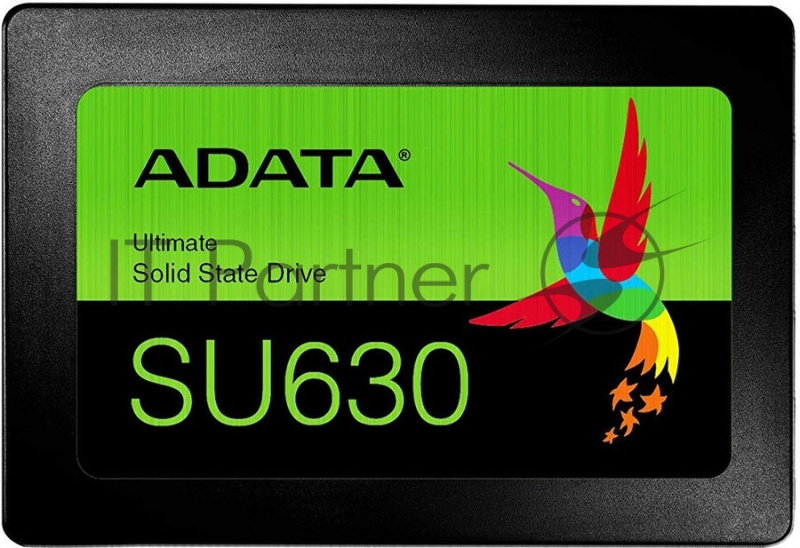 Накопитель SSD 2.5 960GB ADATA SU630SS Client SSD ASU630SS-960GQ-R SATA 6Gb/s, 520/450, IOPS 40/65K, MTBF 1.5M, 3D QLC, 200TBW, RTL