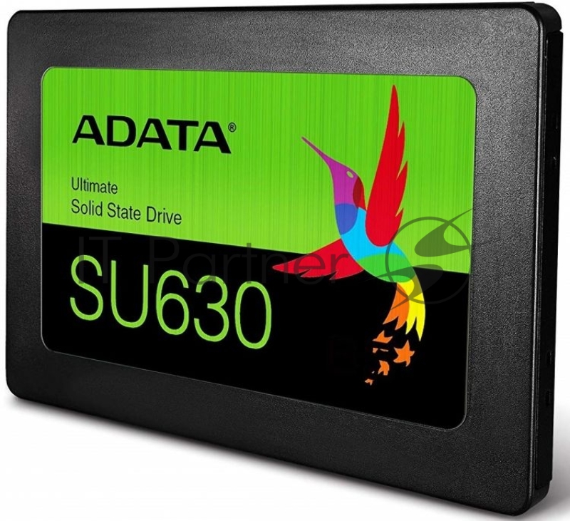 Накопитель SSD 2.5 960GB ADATA SU630SS Client SSD ASU630SS-960GQ-R SATA 6Gb/s, 520/450, IOPS 40/65K, MTBF 1.5M, 3D QLC, 200TBW, RTL