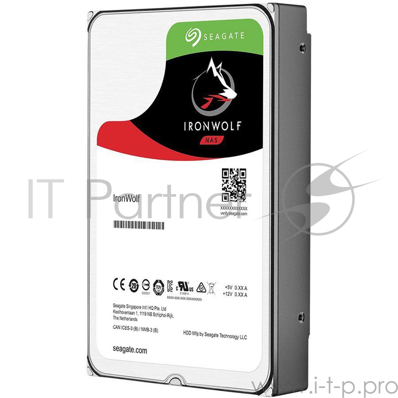 Жесткий диск Seagate 12TB Ironwolf (ST12000VN0008 ) {SATA 6.0Gb/s, 7200 rpm, 256mb buffer, 3.5