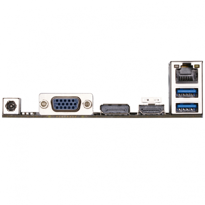 Материнская плата GIGABYTE GA-H110MSTX-HD3 / Intel H110 / LGA1151 / 2xDDR4 (32GB) / D-SUB, HDMI, DisplayPort / Mini-STX / RTL