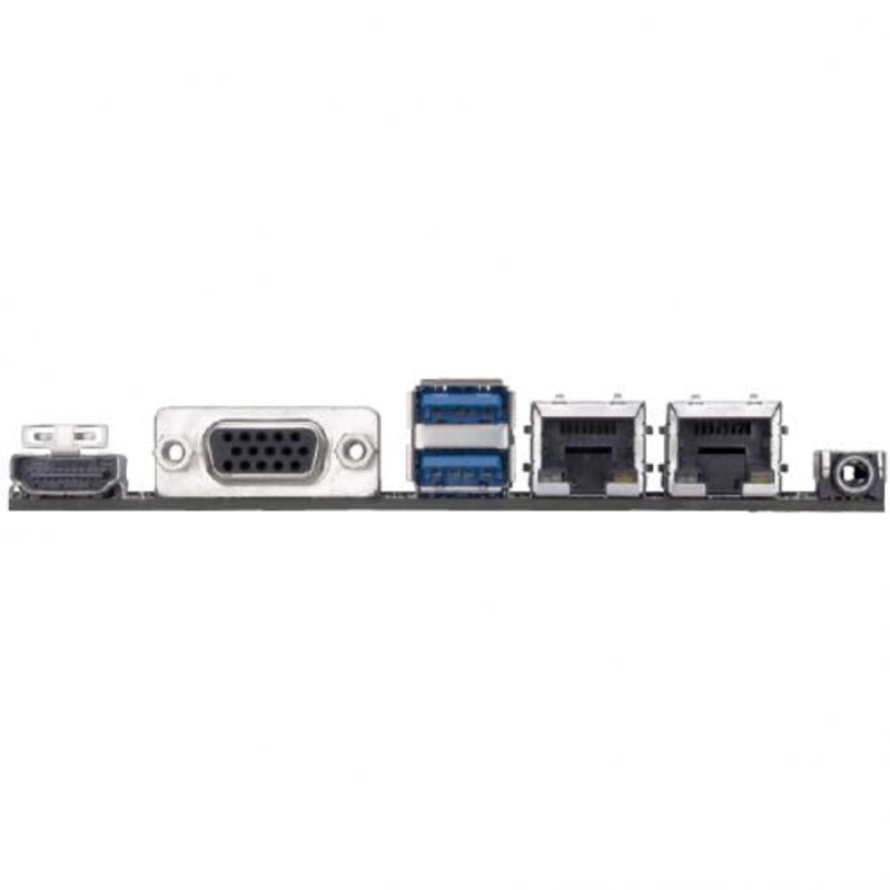 Материнская плата с процессором GA-SBCAP3450, Intel® Quad-Core Celeron®N3450 (2.2 GHz), 1xDDR3-1600 SO-DIMM, D-SUB+HDMI+LVDS, 1xMiniPCIex1, 2xSATA3, 1xMSATA, 2 Ch Audio, 2xGLan, (0+4)xUSB2.0, (2+0)xUSB3.1, Thin Mini-ITX, RTL {}