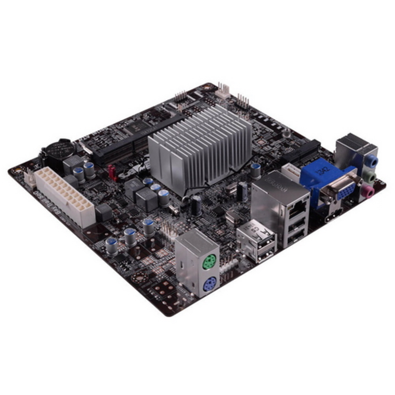 Материнская плата BAT-I2/J1800, Intel® Dual-Core Celeron®J1800 (2.41 GHz), 1xDDR3-1600 SO-DIMM, D-SUB+HDMI, 1x miniPCI-Ex1, 2xSATA3, 6 Ch Audio, GLan, (4+4)xUSB2.0, (1+0)xUSB3.0, 1xPS/2, Mini-ITX, {20}