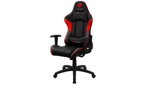 Игровое кресло ThunderX3 EC3-BR black/red (AIR Tech, экокожа, регулируемый угол наклона, механизм качания)