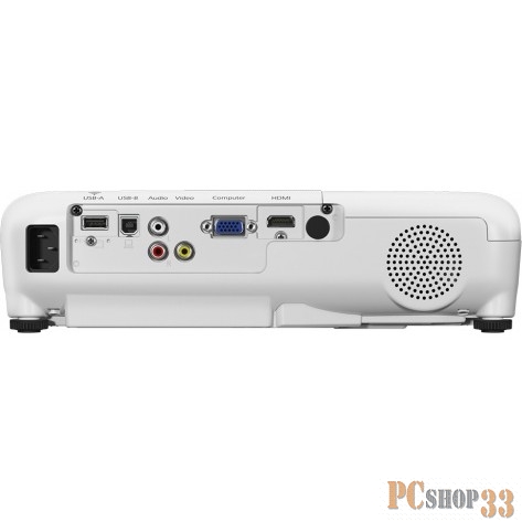 Проектор Epson EB-S41 V11H842040 {3xLCD, 3300 люмен, 15000:1, 800x600,D-Sub, HDMI, RCA, S-Video, USB}