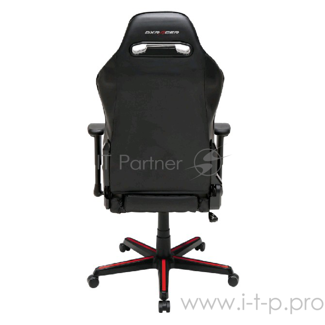 DXRacer Drifting Игровое кресло чёрно-красное (OH/DH73/NR, кожа-PU, регулируемый угол наклона, механизм качания)