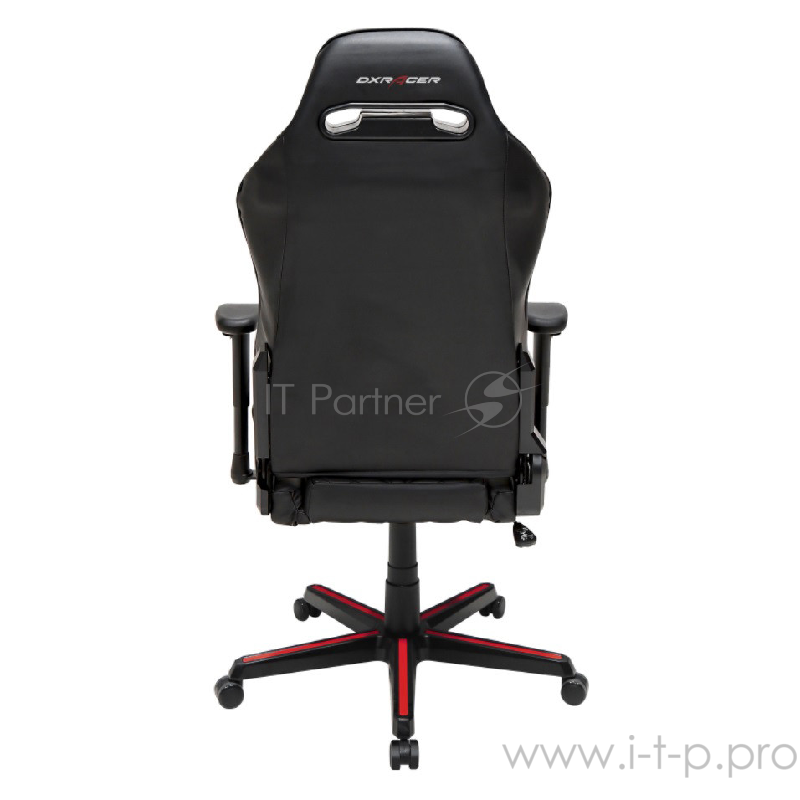 DXRacer Drifting Игровое кресло чёрно-красное (OH/DH73/NR, кожа-PU, регулируемый угол наклона, механизм качания)