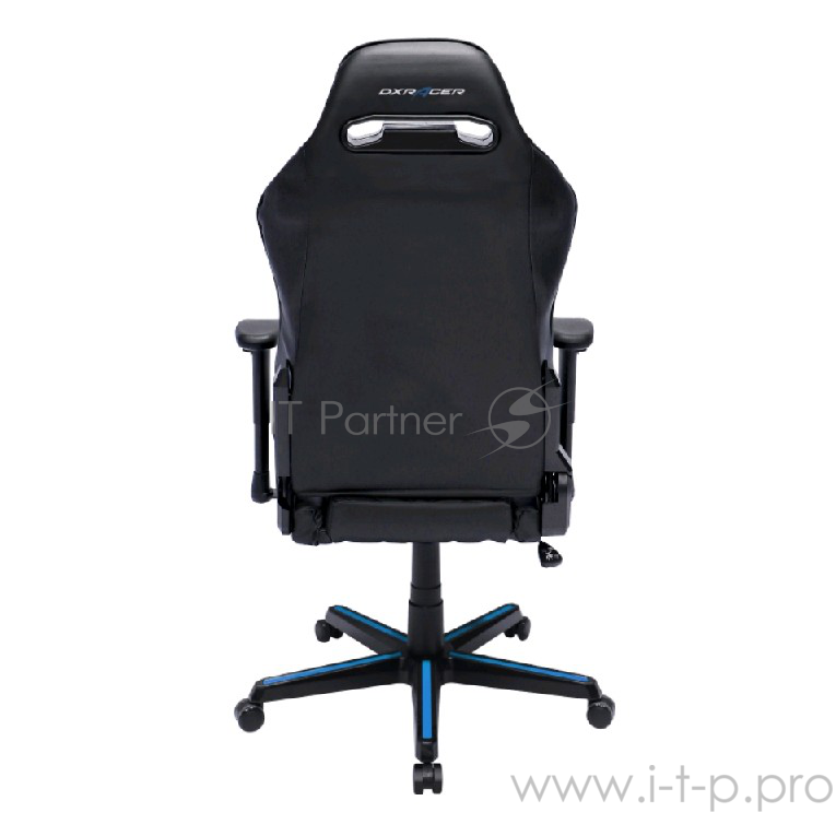 DXRacer Drifting Игровое кресло чёрно-синее (OH/DH73/NB, кожа-PU, регулируемый угол наклона, механизм качания)
